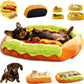 Pet Bed Hot Dog House Lounger Bed Kennel Mat Soft Fiber Pet Dog Puppy Warm Removable Washable Waterlon for Cats