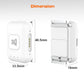 GPS Pet Tracker with Colorful LED Flash 4G Smart Pet Collar IP67 Waterproof Pedometer Pet Calorie Health Data Tracker White