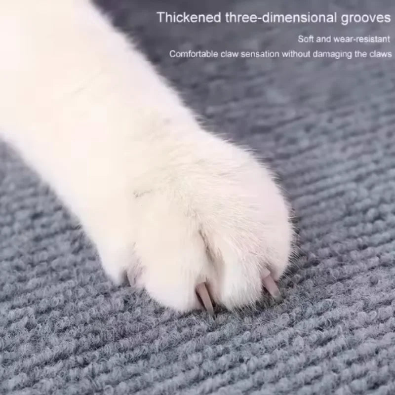 Cat Scratching Mat DIY Self-Adhesive Trimmable Carpet Cat Scratching Post Carpet for Anti-scratching Sofa Furniture Protection