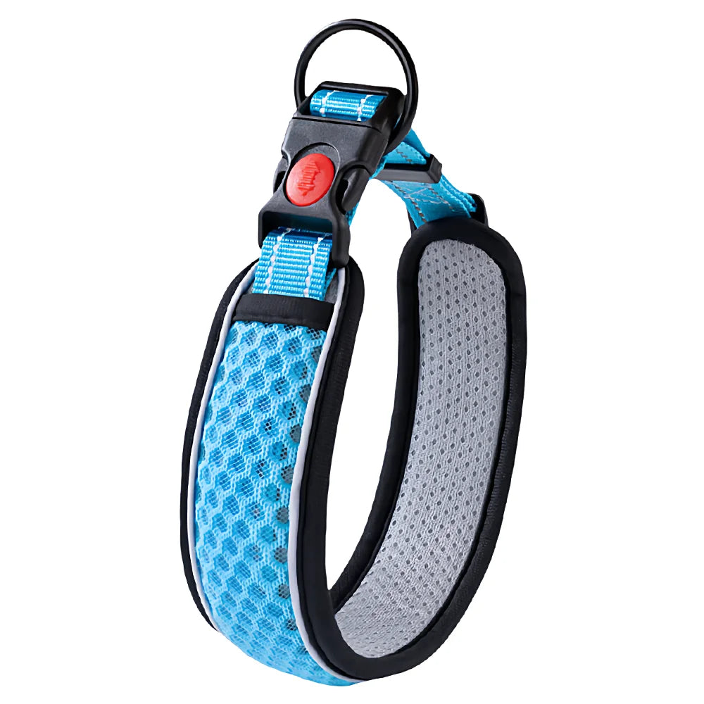 Pet Dog Collar, Adjustable Neck Strap for Walking, Reflective Durable Outdoor Collar for Small Medium Large Dogs, 1PC
