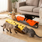 Felt Cat Tunnel Toy – Collapsible Interactive Play Tunnel with Cutout Holes for Cats, Soft Hideaway&Exploration Fun, Easy Clean