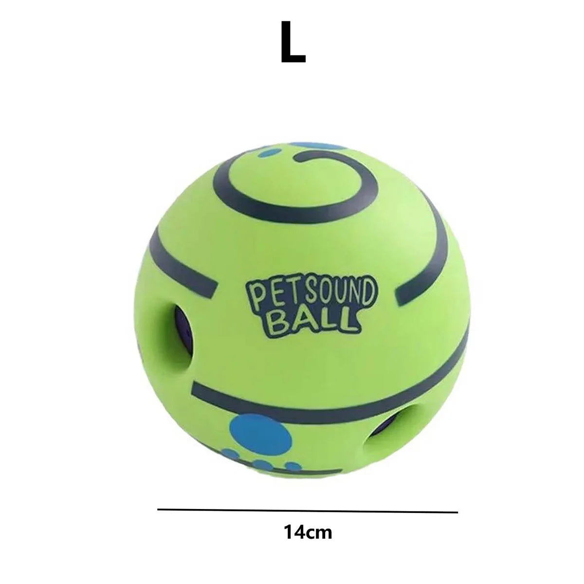 Pet Interactive Giggle Ball Dog IQ Training Ball Toys Fun Giggle Sounds When Rolled Or Shaken Pets For Large Medium Small Dogs