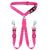 Dog Seat Belt for Car,Dog Car Harness Seatbelt Adjustable with Elastic Bungee Buffer, 2in1 Pet Leash Restraint Dog Safety Tether