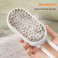 Steam Pet Brush 3 In 1 Electric Spray Cat Dog Grooming Brush Massage Hair Remover Detangling Pet Comb