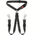 Dog Seat Belt for Car,Dog Car Harness Seatbelt Adjustable with Elastic Bungee Buffer, 2in1 Pet Leash Restraint Dog Safety Tether