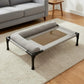 Elevated Pet Bed All-Sekkon Use Raised Dog and Cat Bed Pet Cot Moisture-Resistant Easy to Clean for Dogs, Travel, Patio