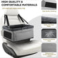 Upgrade Dog Booster Seat for Small Dogs Waterproof Leather Pet Car Seat with Metal Frame Portable Travel Carrier Bag