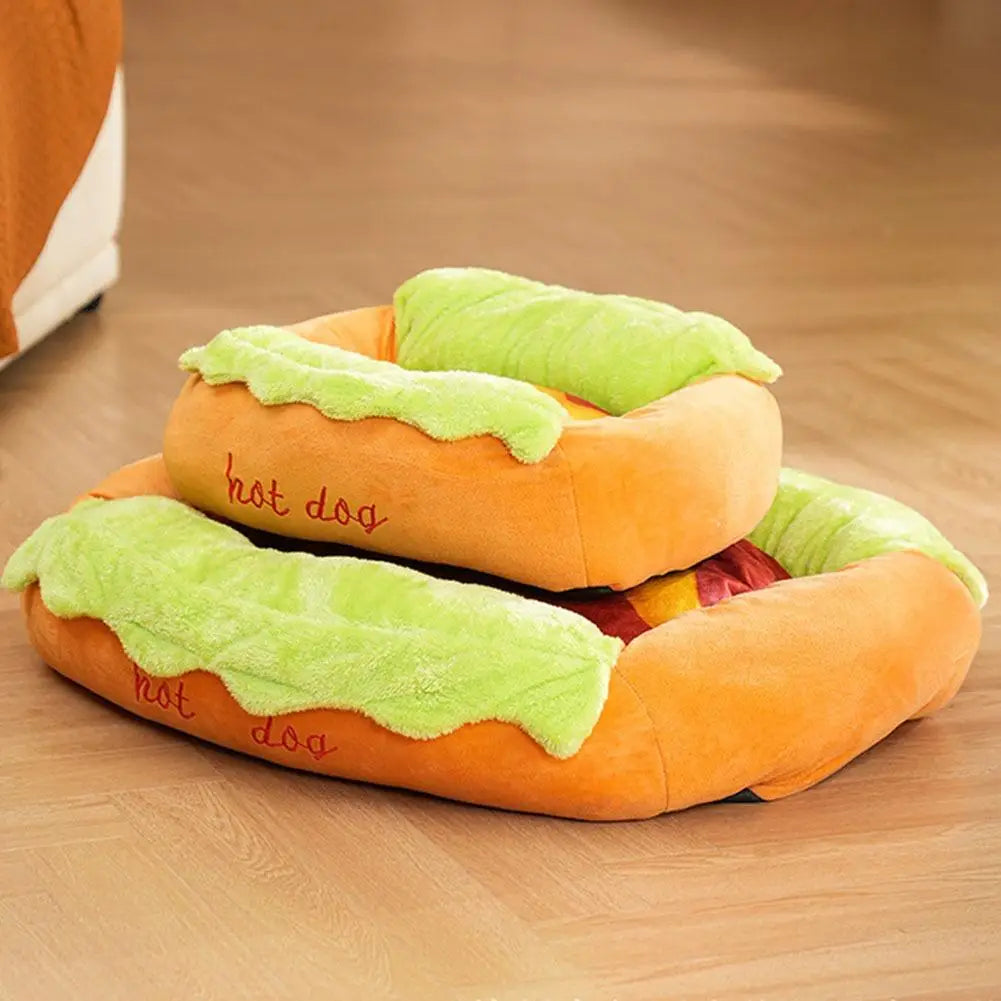 Pet Bed Hot Dog House Lounger Bed Kennel Mat Soft Fiber Pet Dog Puppy Warm Removable Washable Waterlon for Cats