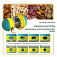 Durable Dog Puzzle Toy Interactive Leaky Treat Dispenser with Elliptical Track Rolling Food Ball Increases Pet Intelligence