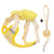 Dog harness with bow, all-season small breed no-pull leash, anti-escape leash for pet walking and gardening