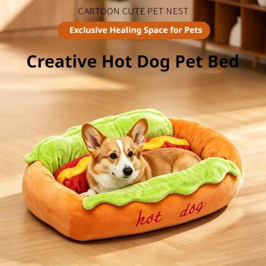Pet Bed Hot Dog House Lounger Bed Kennel Mat Soft Fiber Pet Dog Puppy Warm Removable Washable Waterlon for Cats