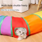 Cat Play Tunnel Interactive Toy, Hide and Seek Tunnel, Portable & Collapsible Pop Up Cat Tunnel for Cats' Instinct