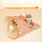 Cat Tunnel Toy Crinkle Paper Bag Kitten Interactive Self Play Tube Mouse Ball Fun Hideaway Collapsible Pet Cave for Indoor Cats