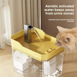 Cat Water Fountain: Automatic Pet Water Dispenser with Filters, Circulating and Flowing Water, Intelligent Design for Cats