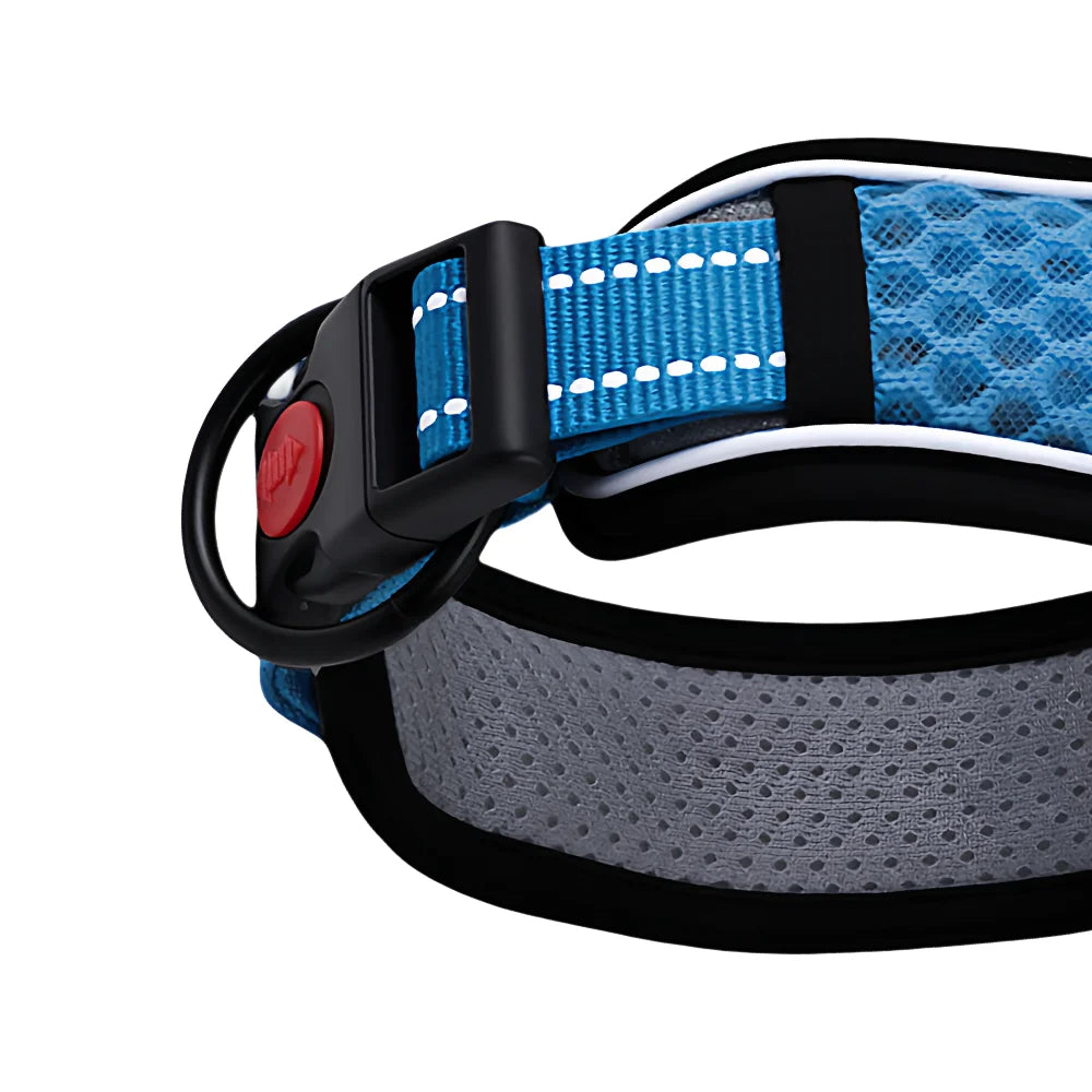 Pet Dog Collar, Adjustable Neck Strap for Walking, Reflective Durable Outdoor Collar for Small Medium Large Dogs, 1PC