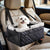 Upgrade Dog Booster Seat for Small Dogs Waterproof Leather Pet Car Seat with Metal Frame Portable Travel Carrier Bag