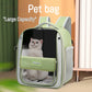 Breathable Portable Cat Carrier Transparent Large-Capacity Waterproof and Wear-Resistant Travel Backpack for Pets Foldable