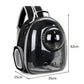 Portable Cat Pet Carrier Backpack Transparent Capsule Bubble Pet Backpack Small Animal Puppy Kitty Breathable Carrier for Travel