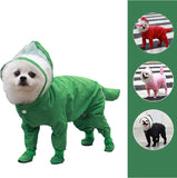Dog Raincoat  Pet Rain Jacket for Small Medium Large Dogs Full Body Coverage with Hat