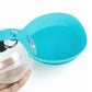 Portable Dog Water Bottle With Bowl Leak Proof Travel Water Dispenser For Pets Outdoor Walking Hiking Travel With Lanyard