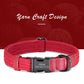 Custom Dog Collar Dog Durable Nylon Dog Collars Free Engraved Pet Name Buckle Necklace Adjustable for Small Medium Large Dogs