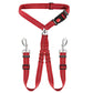 Dog Seat Belt for Car,Dog Car Harness Seatbelt Adjustable with Elastic Bungee Buffer, 2in1 Pet Leash Restraint Dog Safety Tether