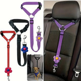 1pc Dog Seat Belt for Vehicle Secure,Pet Car Tether Safety Leash for Dogs In Vehicles,Dog Seatbelt Tether,Dog Car Seat Belt