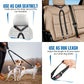 Dog Seat Belt for Car,Dog Car Harness Seatbelt Adjustable with Elastic Bungee Buffer, 2in1 Pet Leash Restraint Dog Safety Tether