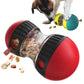 Durable Dog Puzzle Toy Interactive Leaky Treat Dispenser with Elliptical Track Rolling Food Ball Increases Pet Intelligence