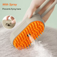Steam Pet Brush 3 In 1 Electric Spray Cat Dog Grooming Brush Massage Hair Remover Detangling Pet Comb
